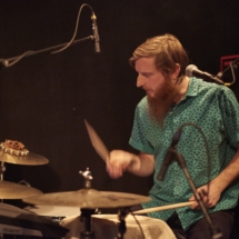Roland Bucher am Schlagzeug